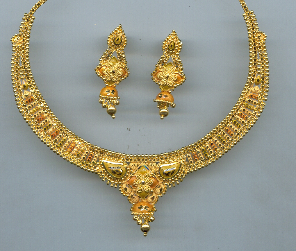 GOLD HALF SET ROUND PLAIN FANCY