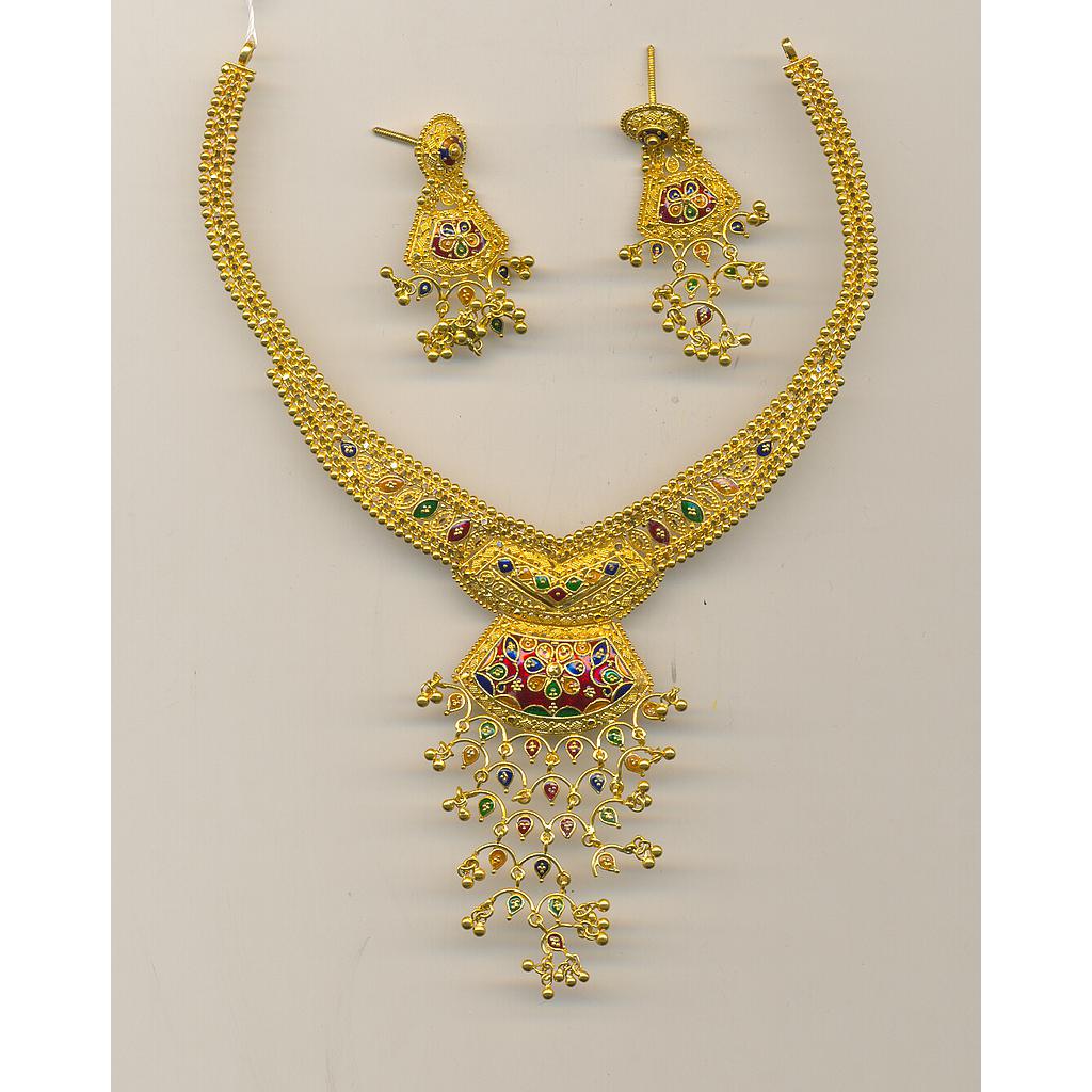 GOLD HALF SET ROUND PLAIN FANCY