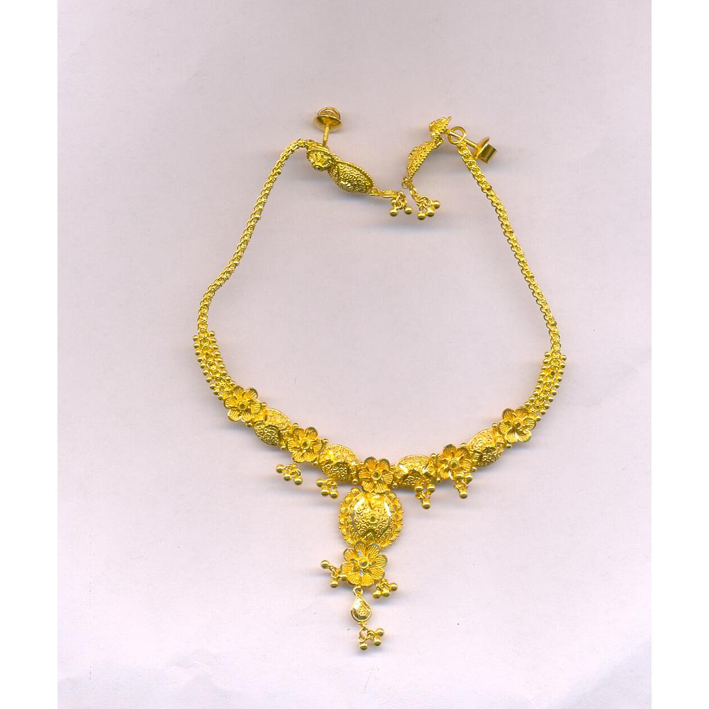 GOLD HALF SET ROUND PLAIN FANCY