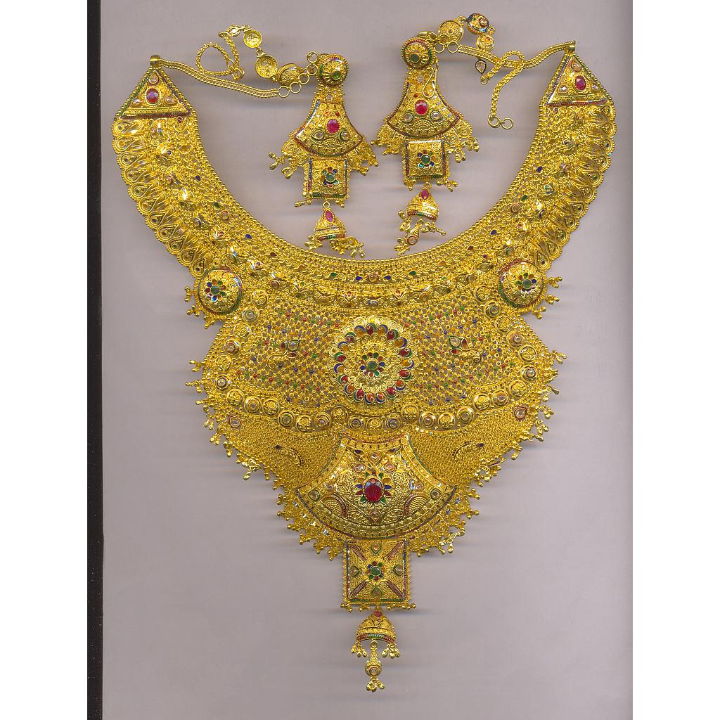 GOLD HALF SET ROUND PLAIN FANCY