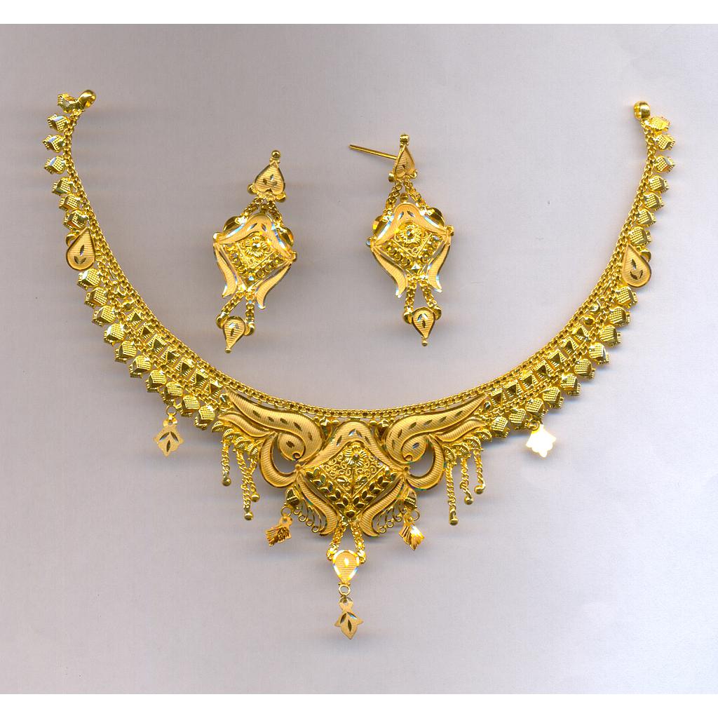 GOLD HALF SET ROUND PLAIN FANCY