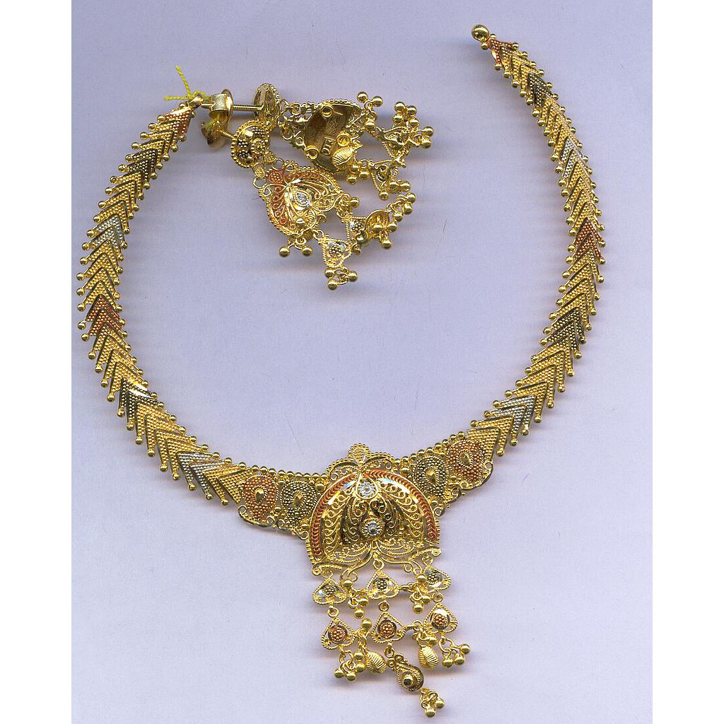GOLD HALF SET ROUND PLAIN FANCY