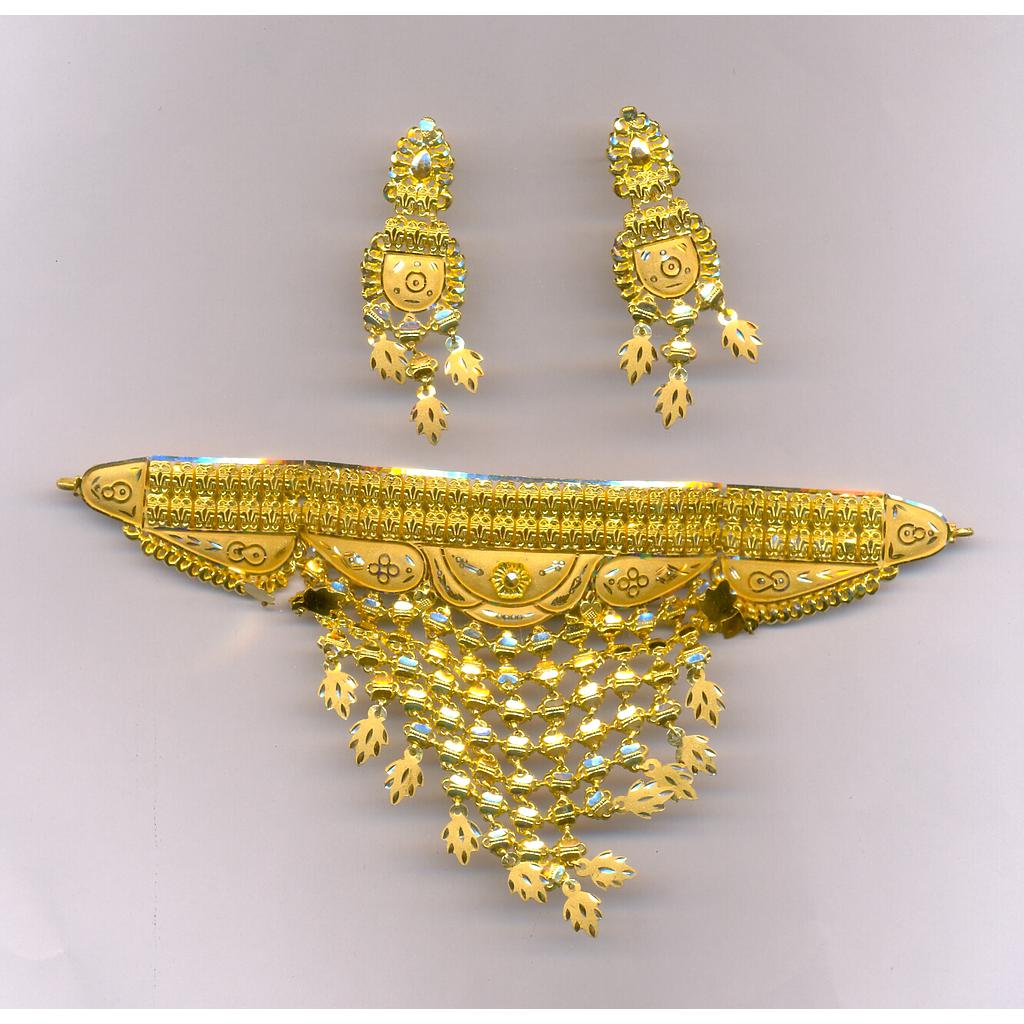 GOLD HALF SET ROUND PLAIN FANCY