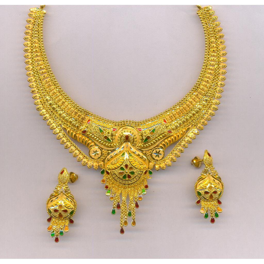 GOLD HALF SET ROUND PLAIN FANCY