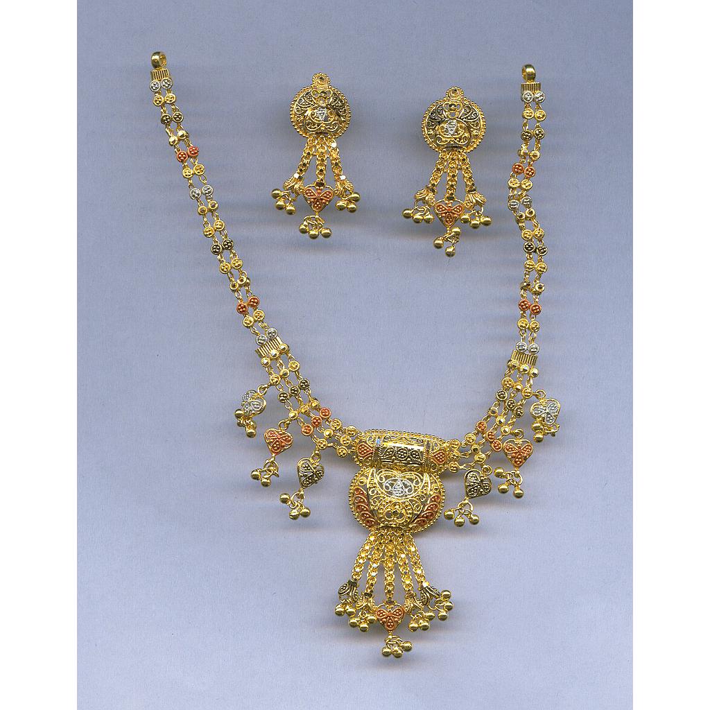 GOLD HALF SET ROUND PLAIN FANCY