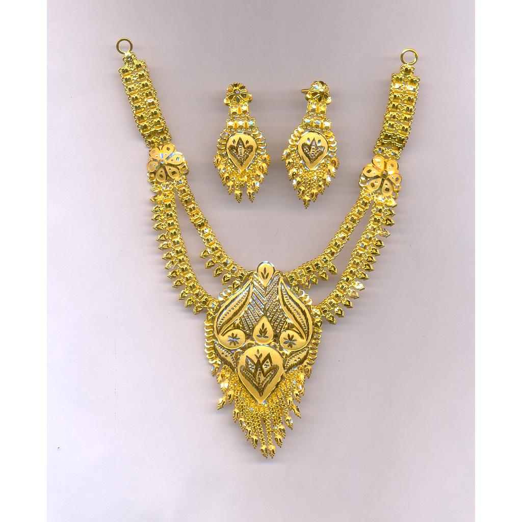 GOLD HALF SET ROUND PLAIN FANCY