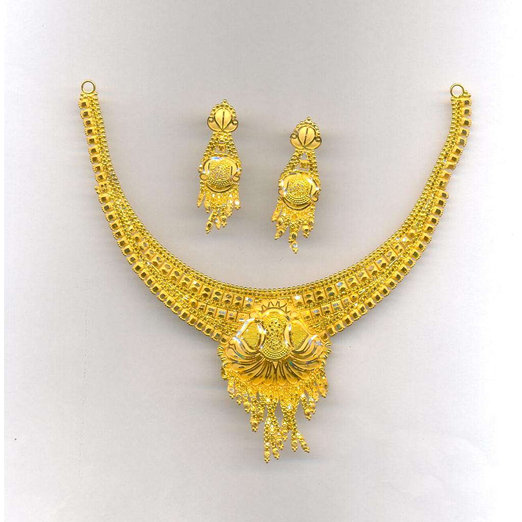 GOLD HALF SET ROUND PLAIN FANCY
