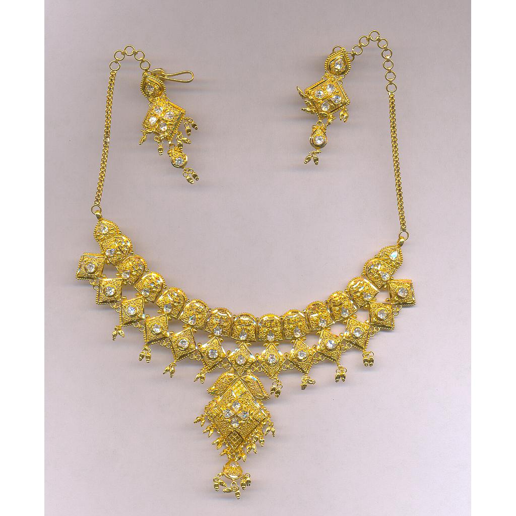 GOLD HALF SET ROUND PLAIN FANCY