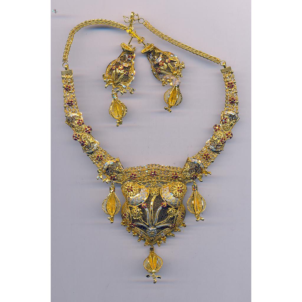 GOLD HALF SET ROUND PLAIN FANCY