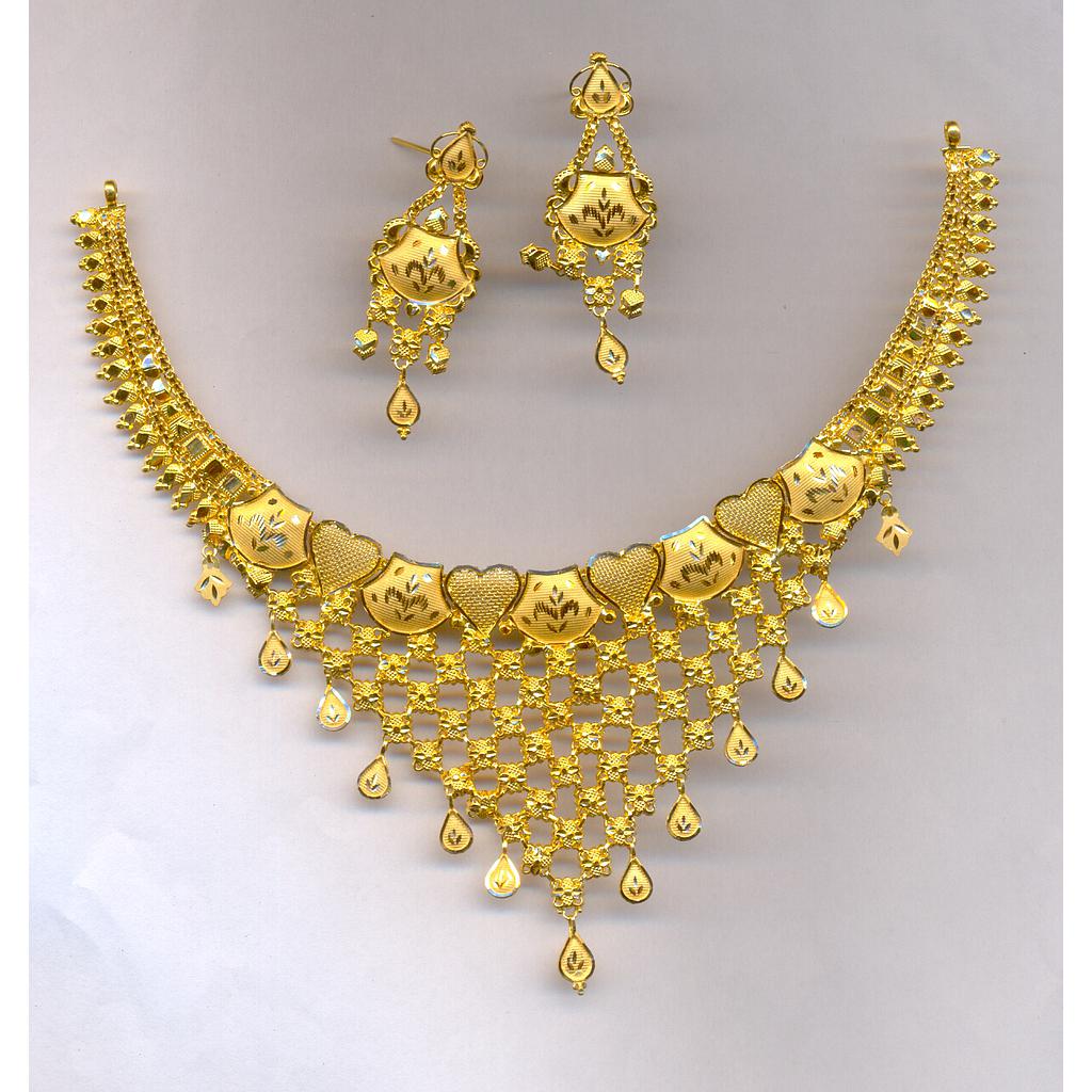 GOLD HALF SET ROUND PLAIN FANCY