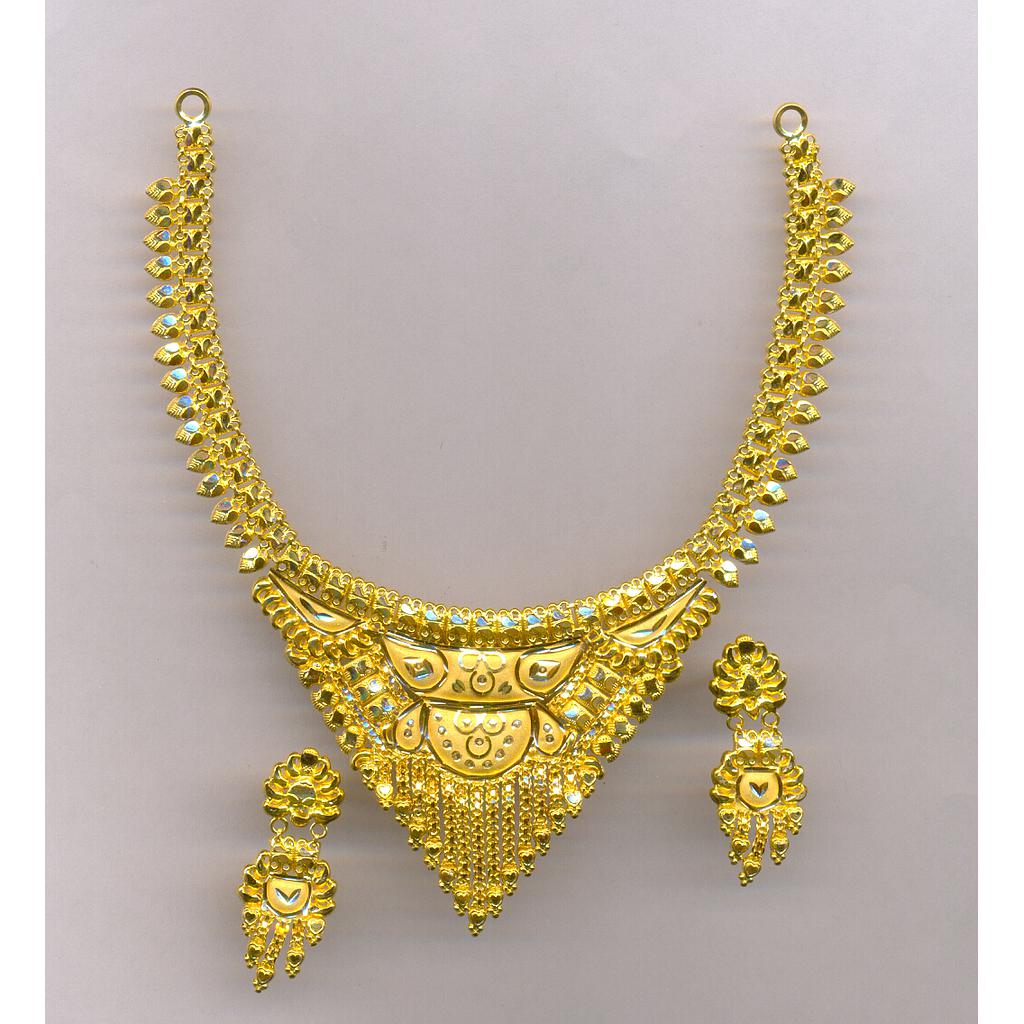 GOLD HALF SET ROUND PLAIN FANCY