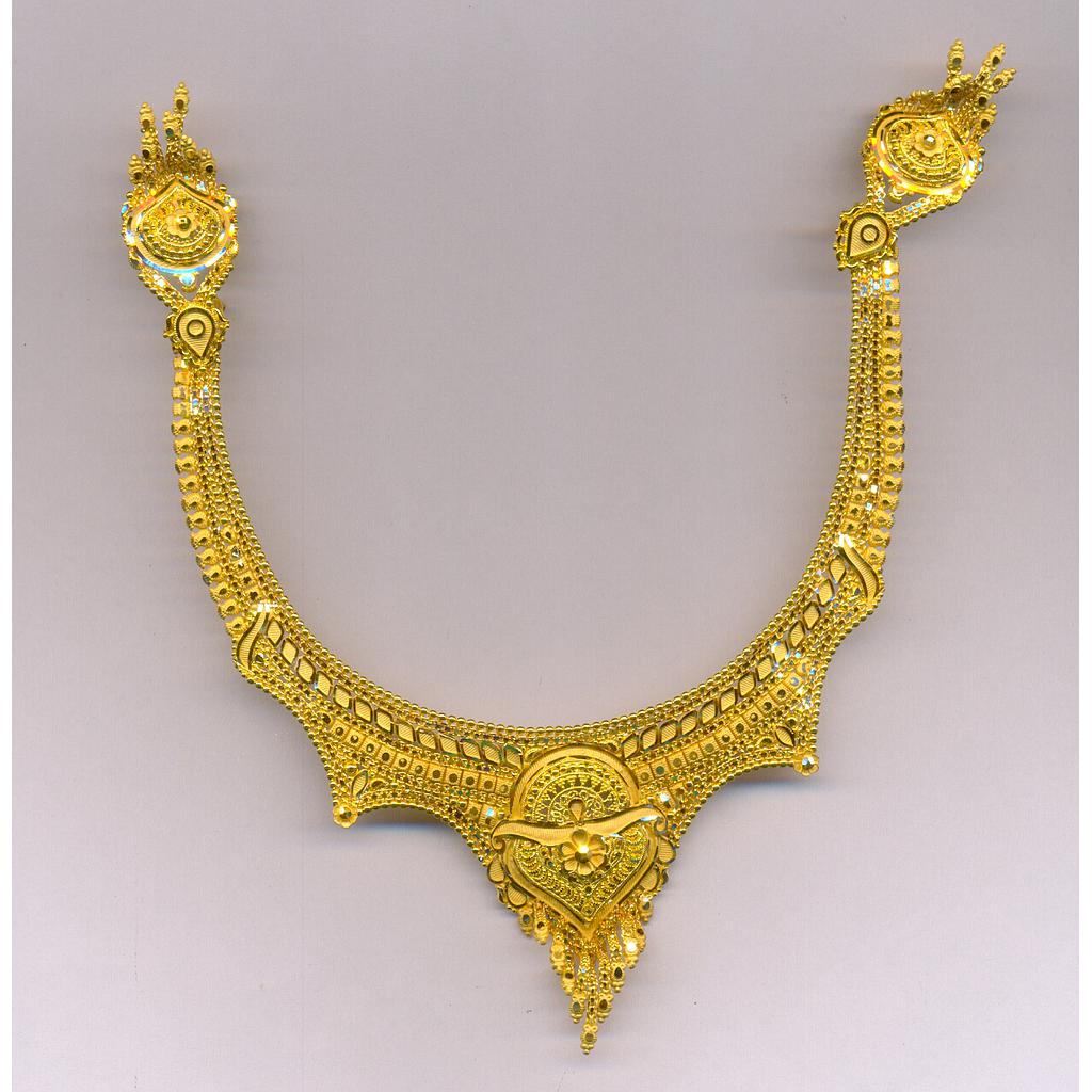 GOLD HALF SET ROUND PLAIN FANCY
