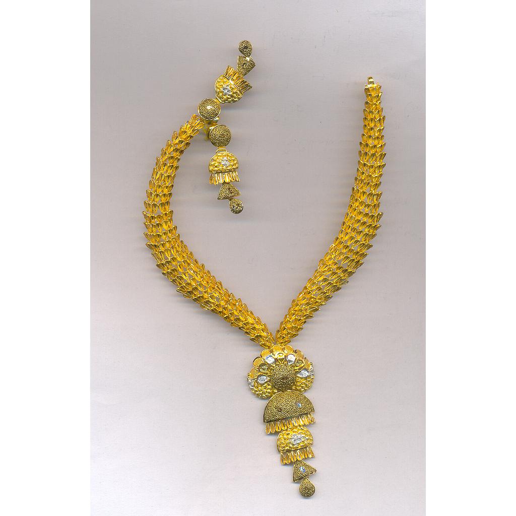 GOLD HALF SET ROUND PLAIN FANCY