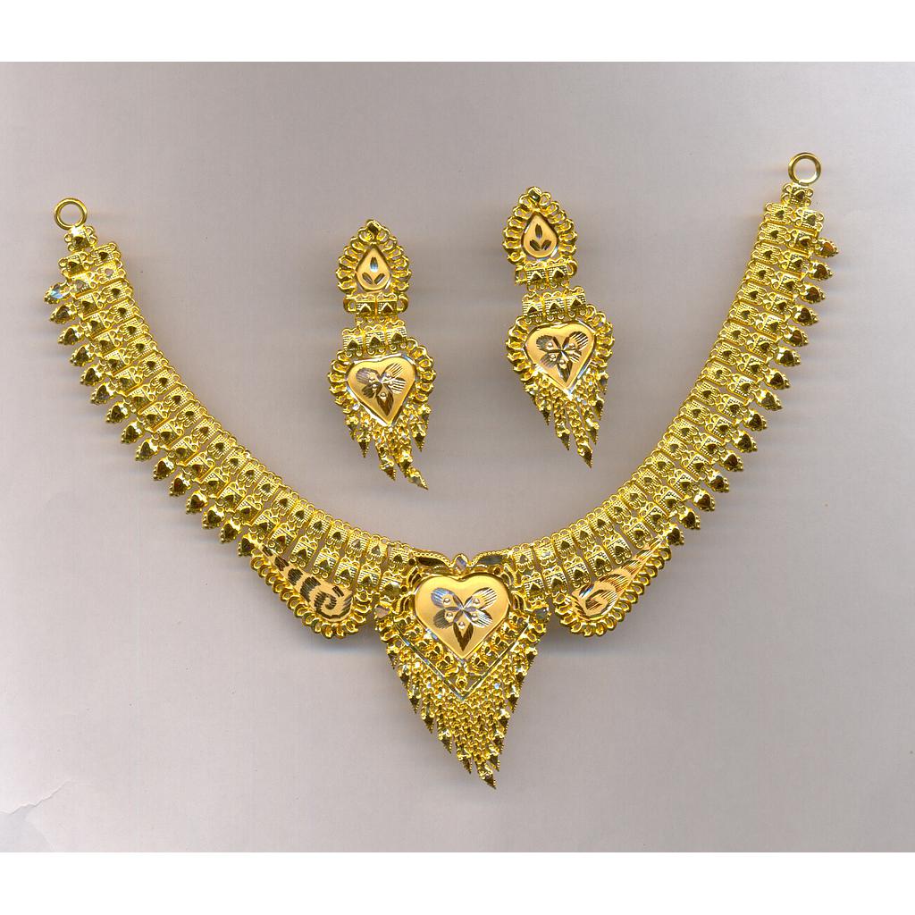 GOLD HALF SET ROUND PLAIN FANCY