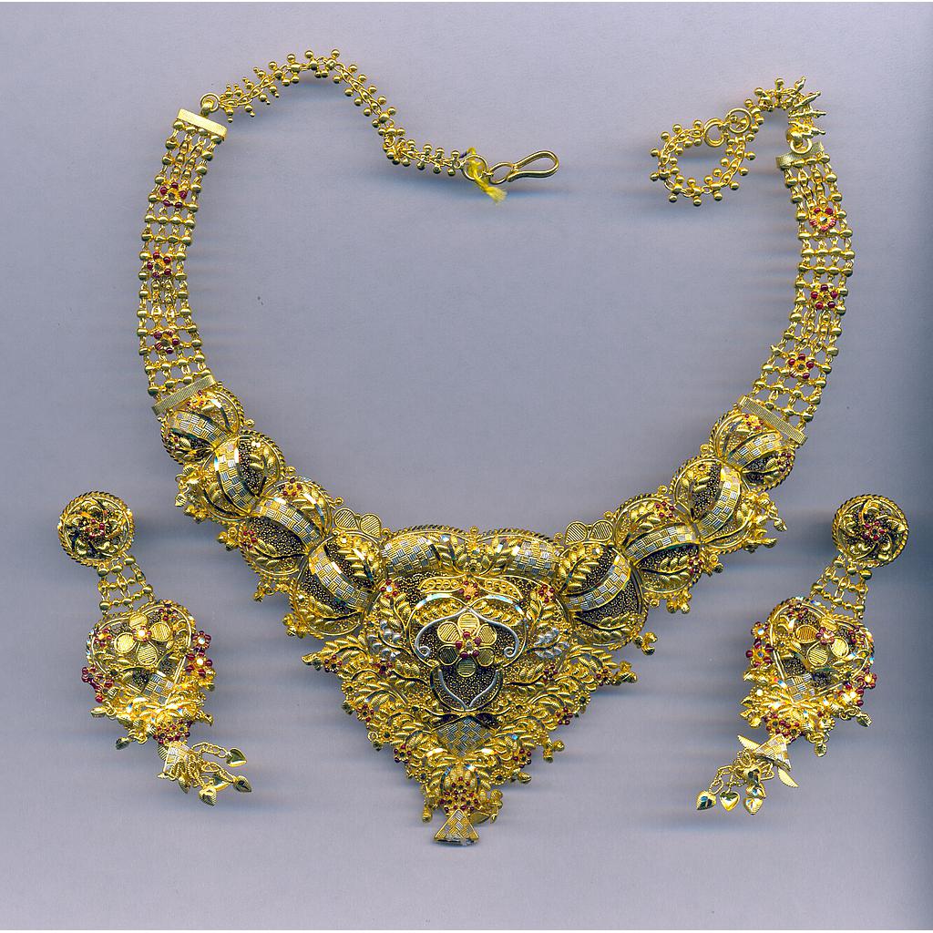 GOLD HALF SET ROUND PLAIN FANCY