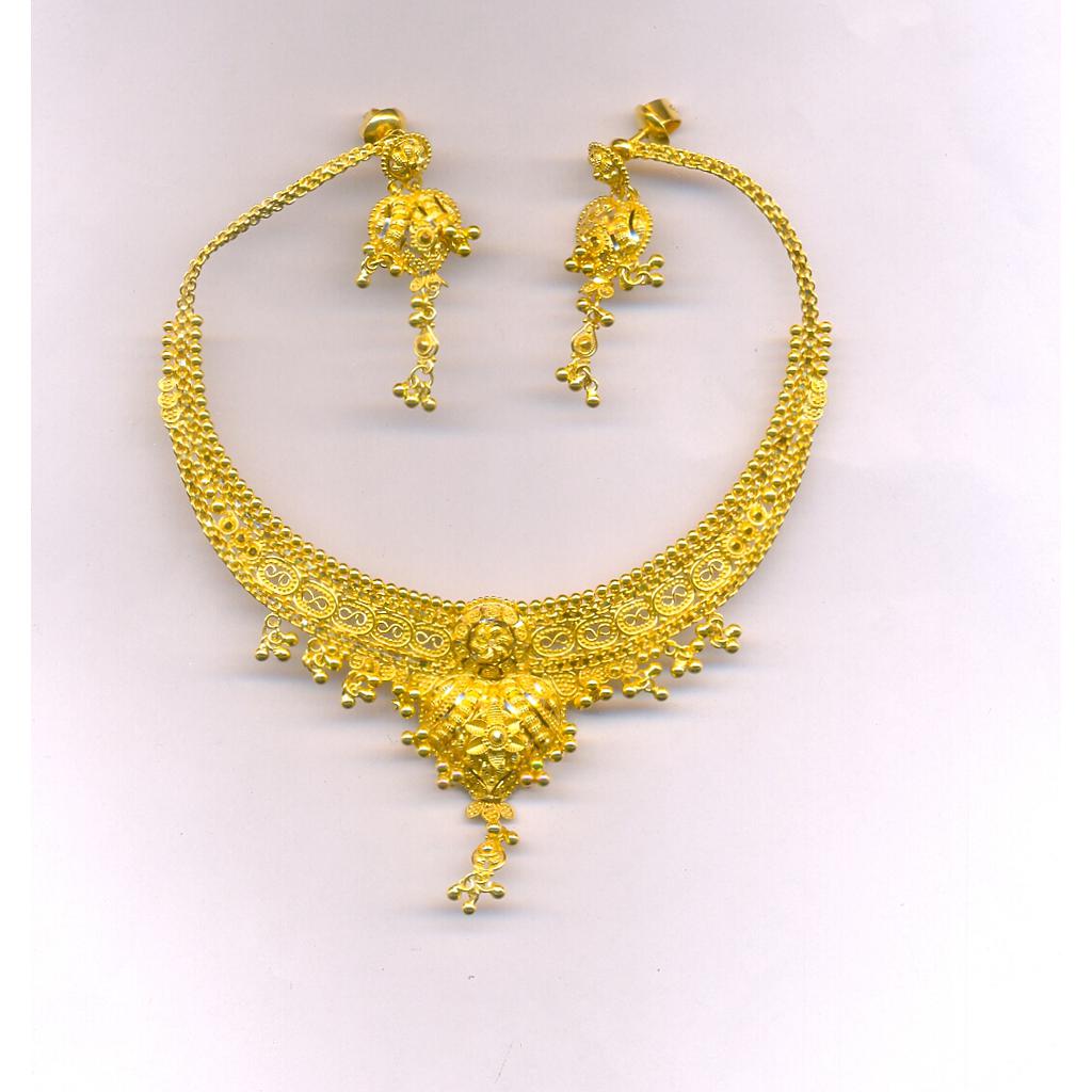 GOLD HALF SET ROUND PLAIN FANCY