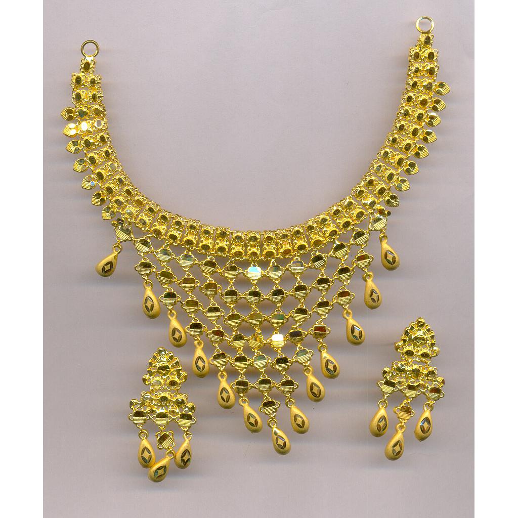 GOLD HALF SET ROUND PLAIN FANCY