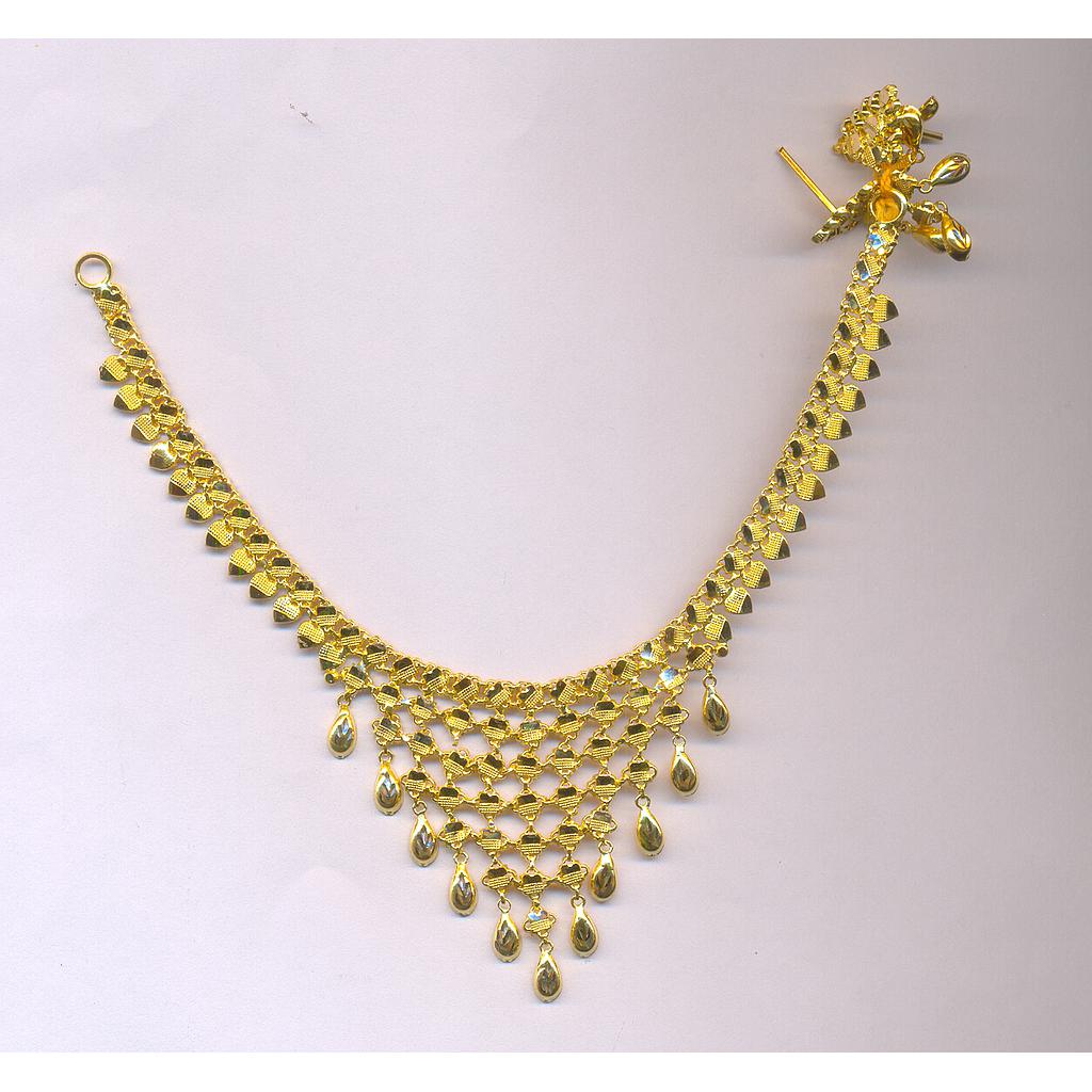 GOLD HALF SET ROUND PLAIN FANCY