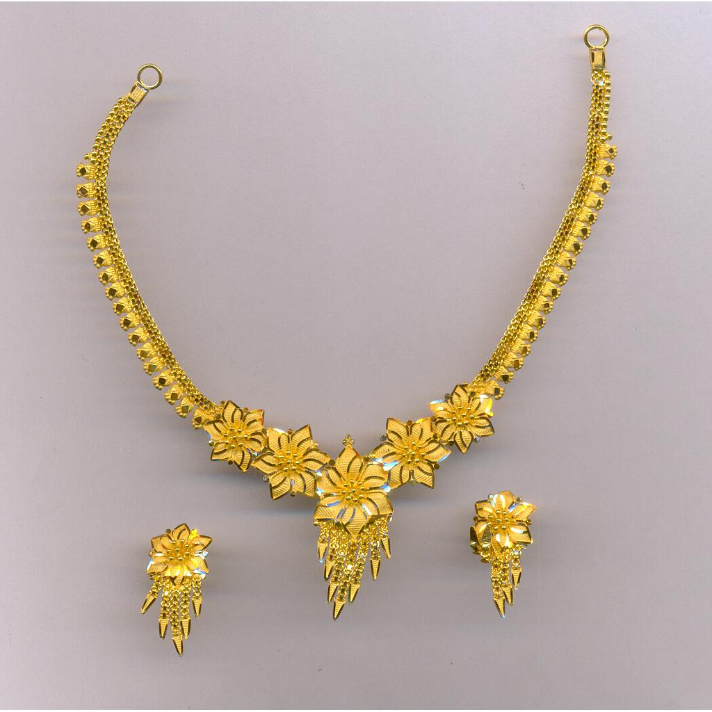 GOLD HALF SET ROUND PLAIN FANCY