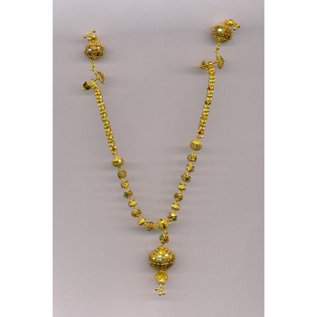 GOLD HALF SET ROUND PLAIN FANCY