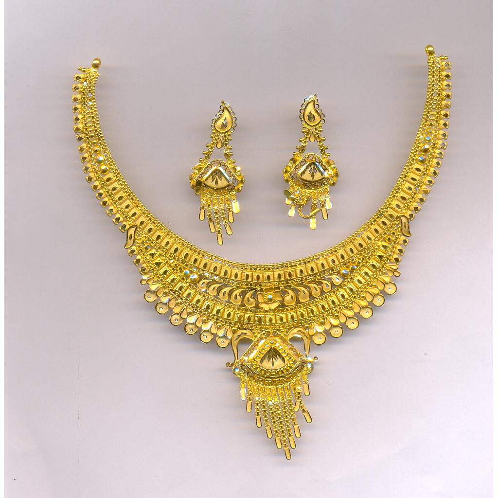 GOLD HALF SET ROUND PLAIN FANCY