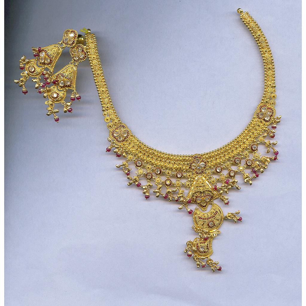 GOLD HALF SET ROUND PLAIN FANCY