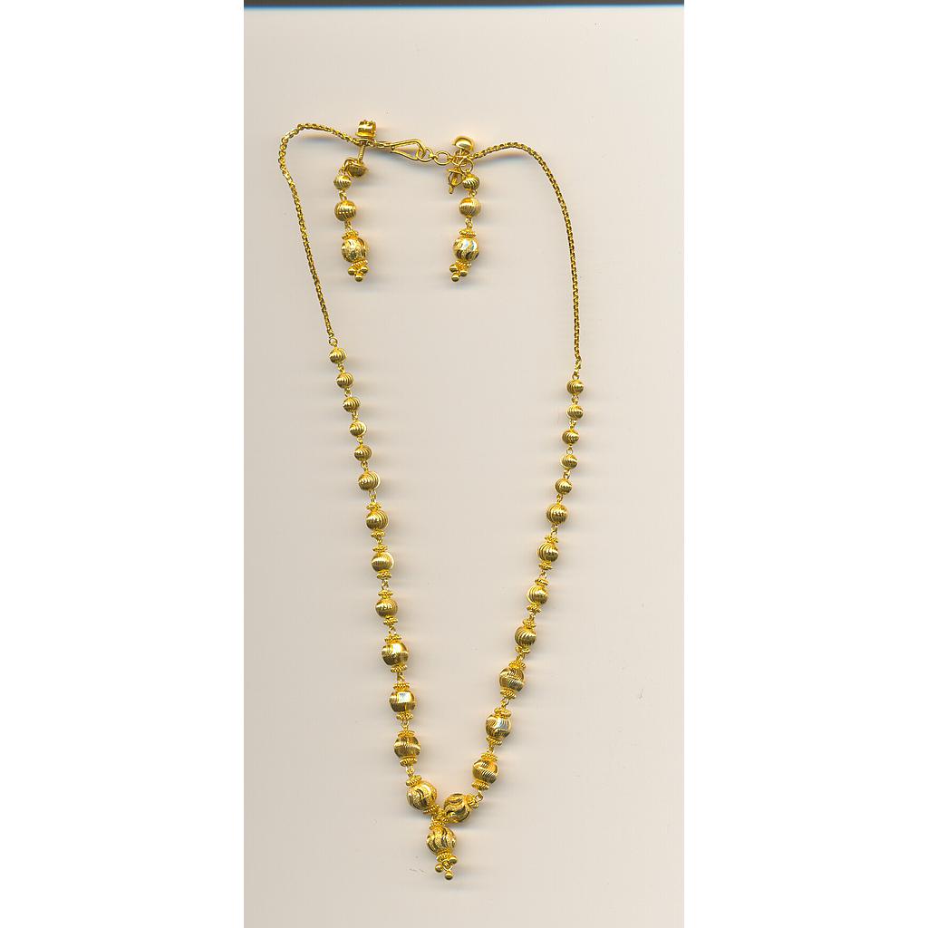 GOLD HALF SET ROUND PLAIN FANCY