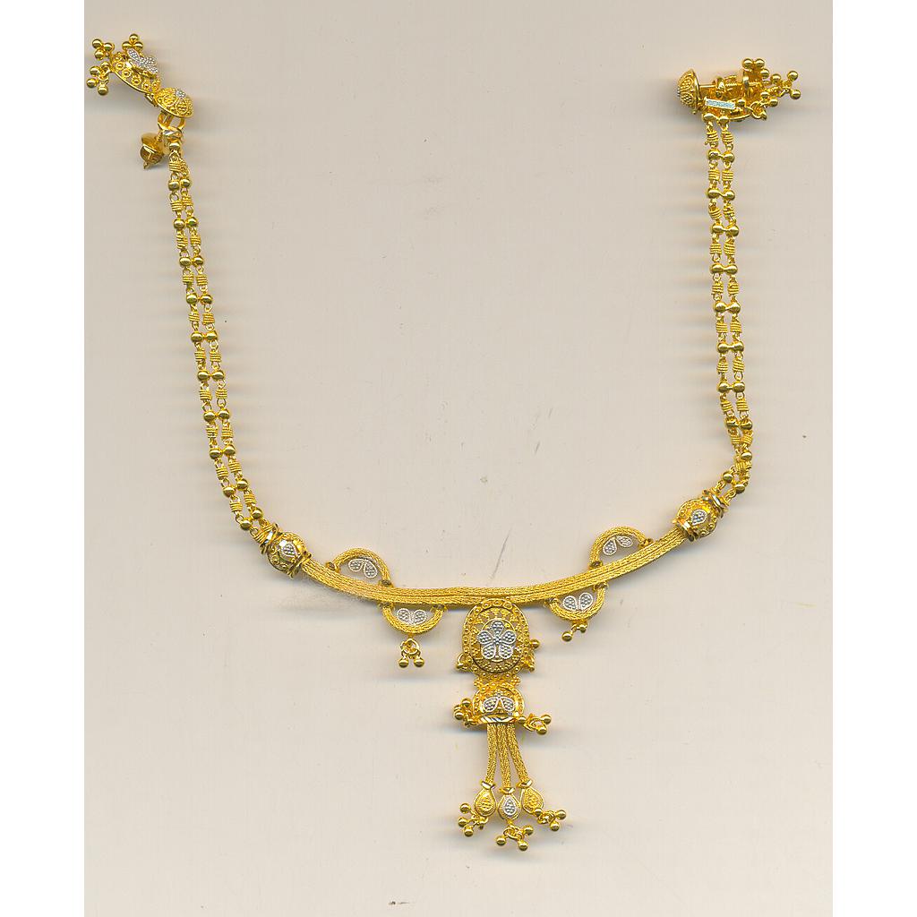 GOLD HALF SET ROUND PLAIN FANCY