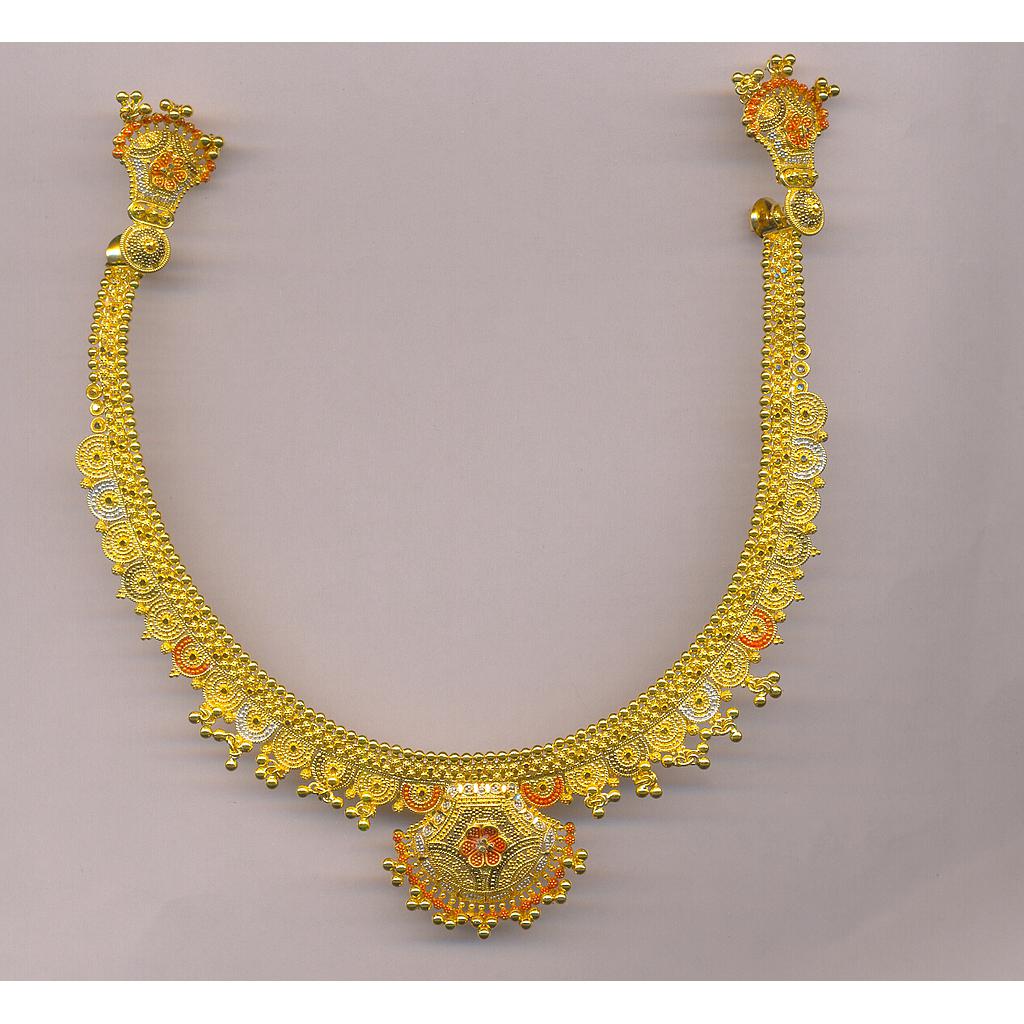 GOLD HALF SET ROUND PLAIN FANCY