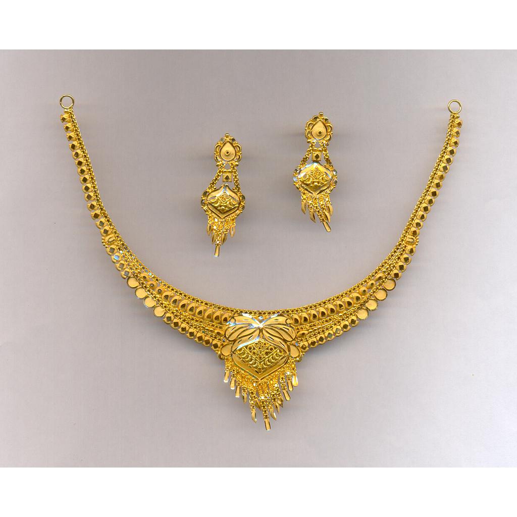 GOLD HALF SET ROUND PLAIN FANCY