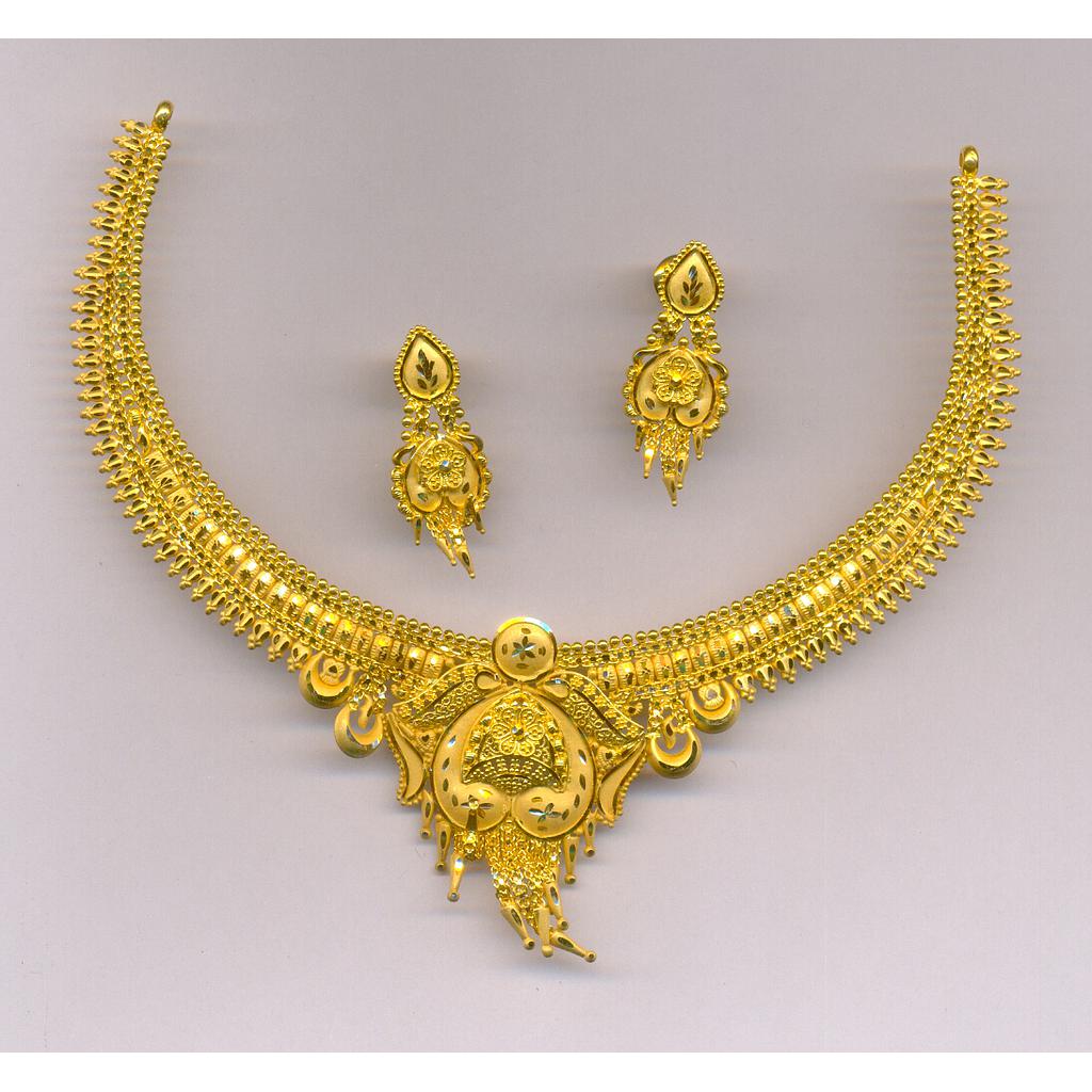 GOLD HALF SET ROUND PLAIN FANCY