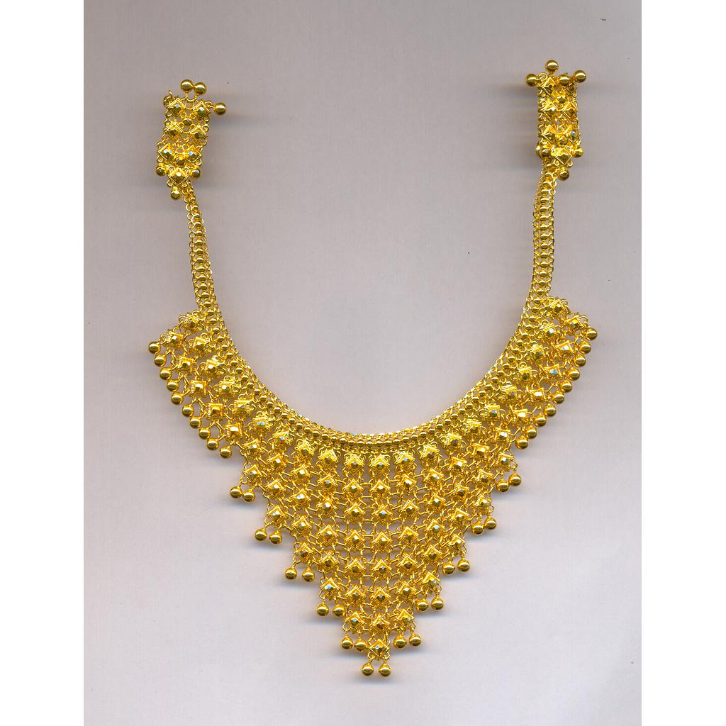 GOLD HALF SET ROUND PLAIN FANCY