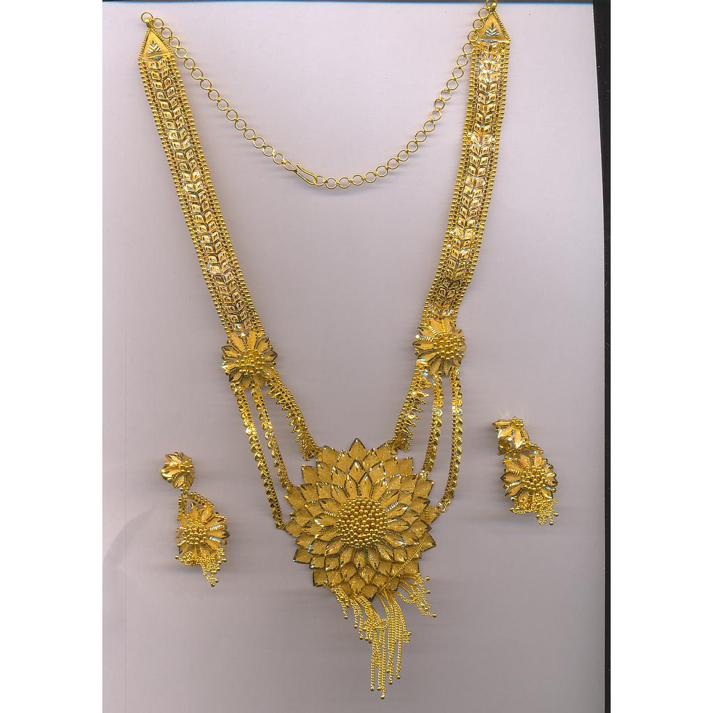 GOLD HALF SET ROUND PLAIN FANCY
