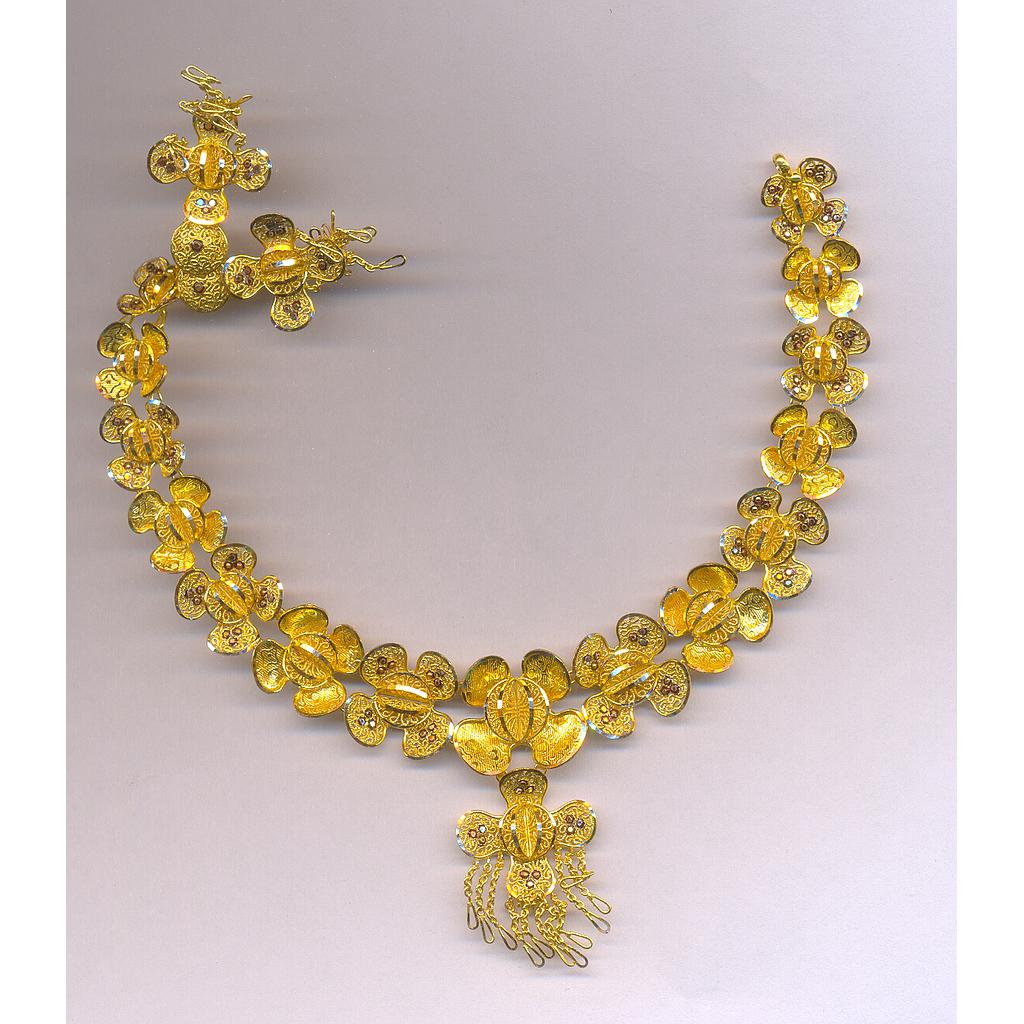 GOLD HALF SET ROUND PLAIN FANCY