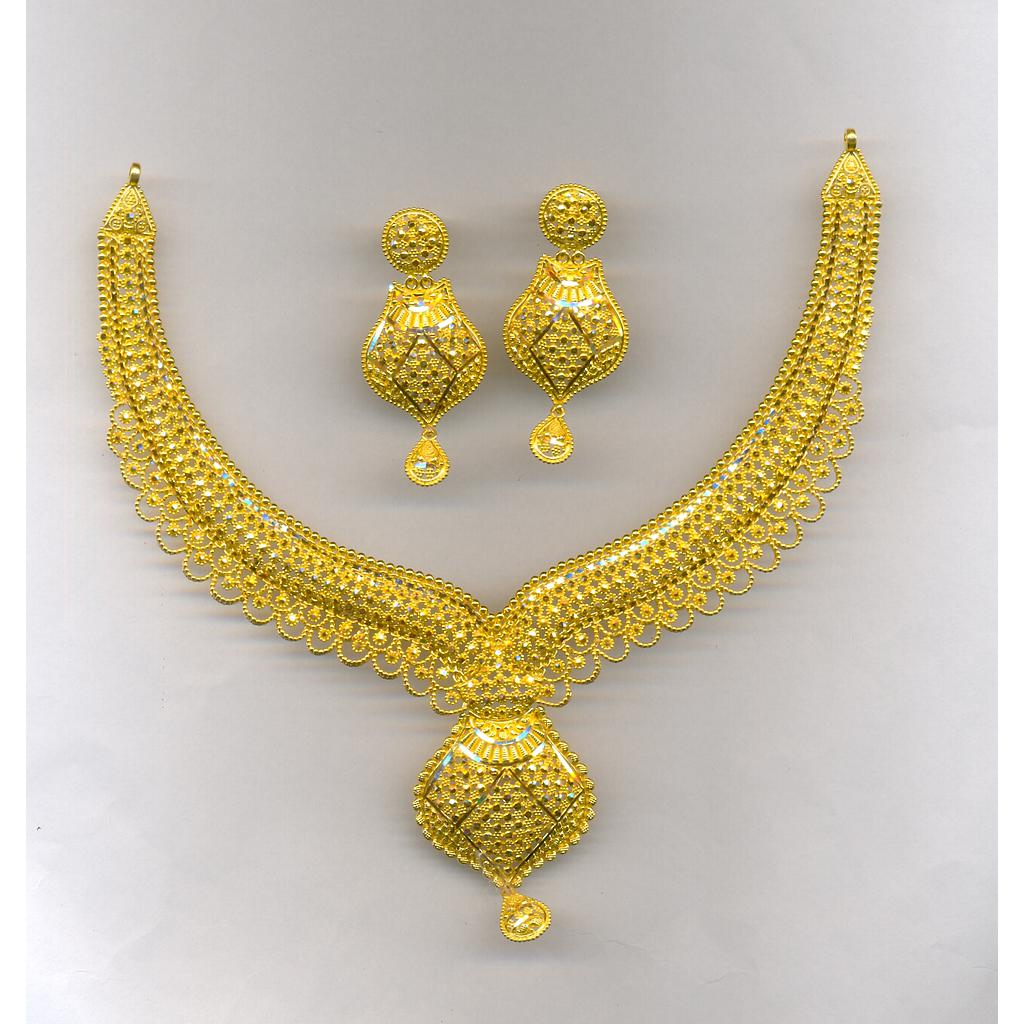 GOLD HALF SET ROUND PLAIN FANCY