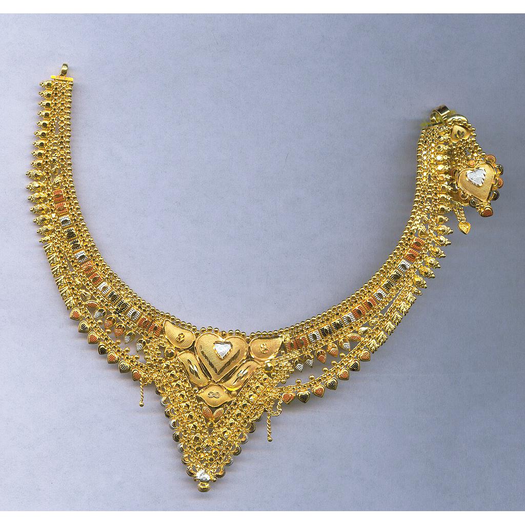 GOLD HALF SET ROUND PLAIN FANCY