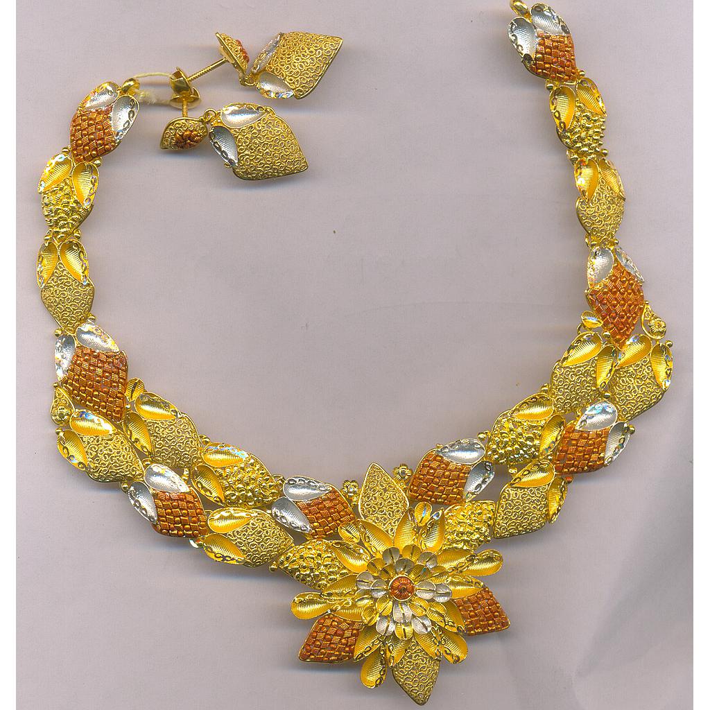 GOLD HALF SET ROUND PLAIN FANCY