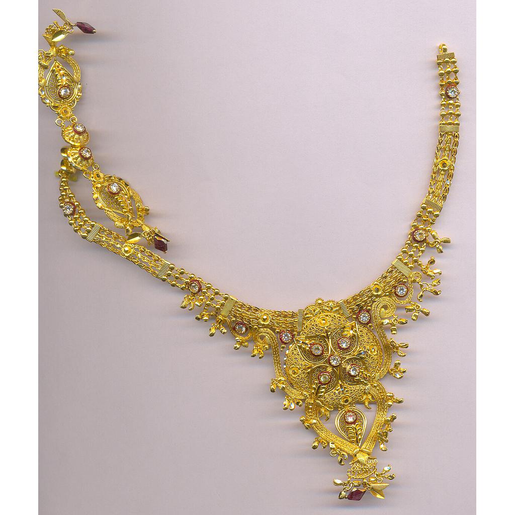 GOLD HALF SET ROUND PLAIN FANCY