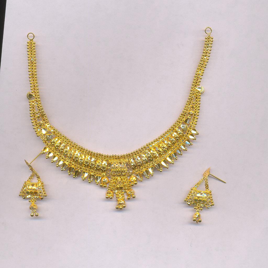 GOLD HALF SET ROUND PLAIN FANCY