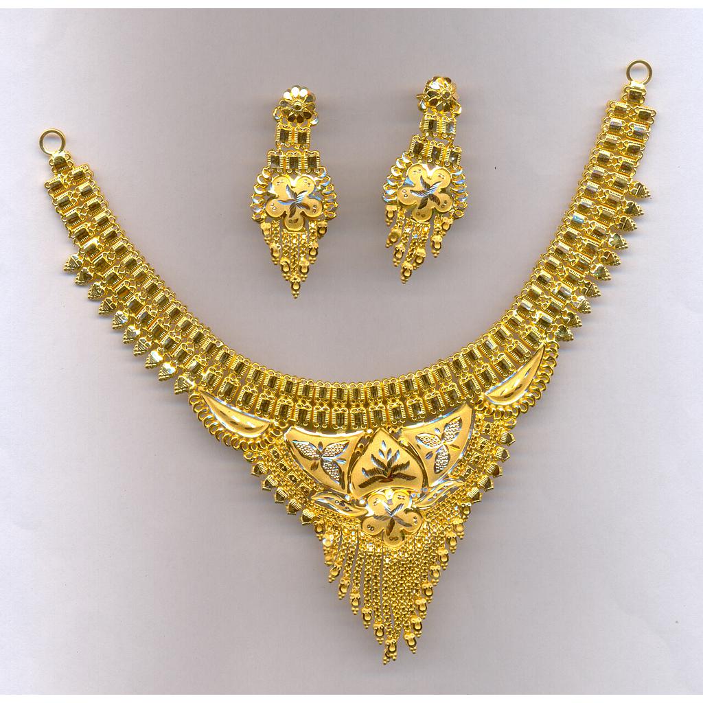 GOLD HALF SET ROUND PLAIN FANCY