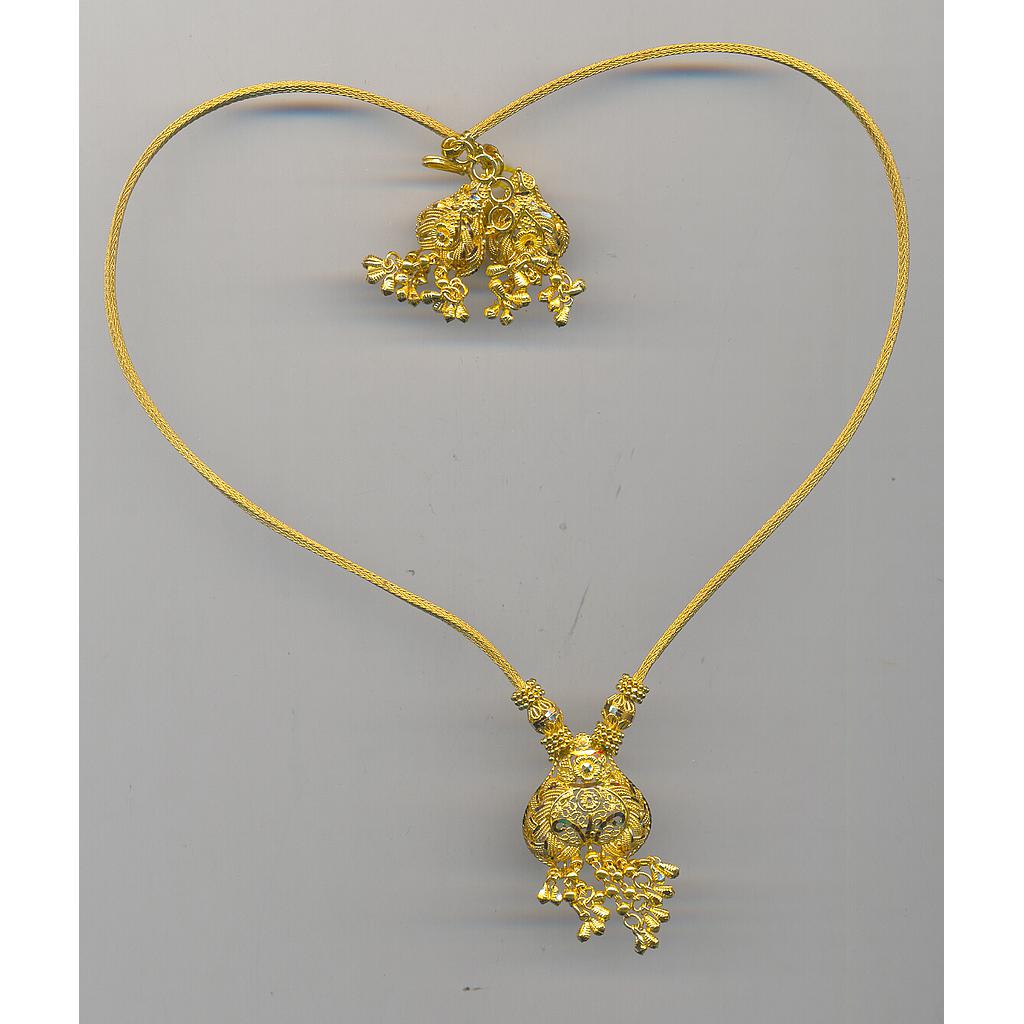 GOLD HALF SET ROUND PLAIN FANCY