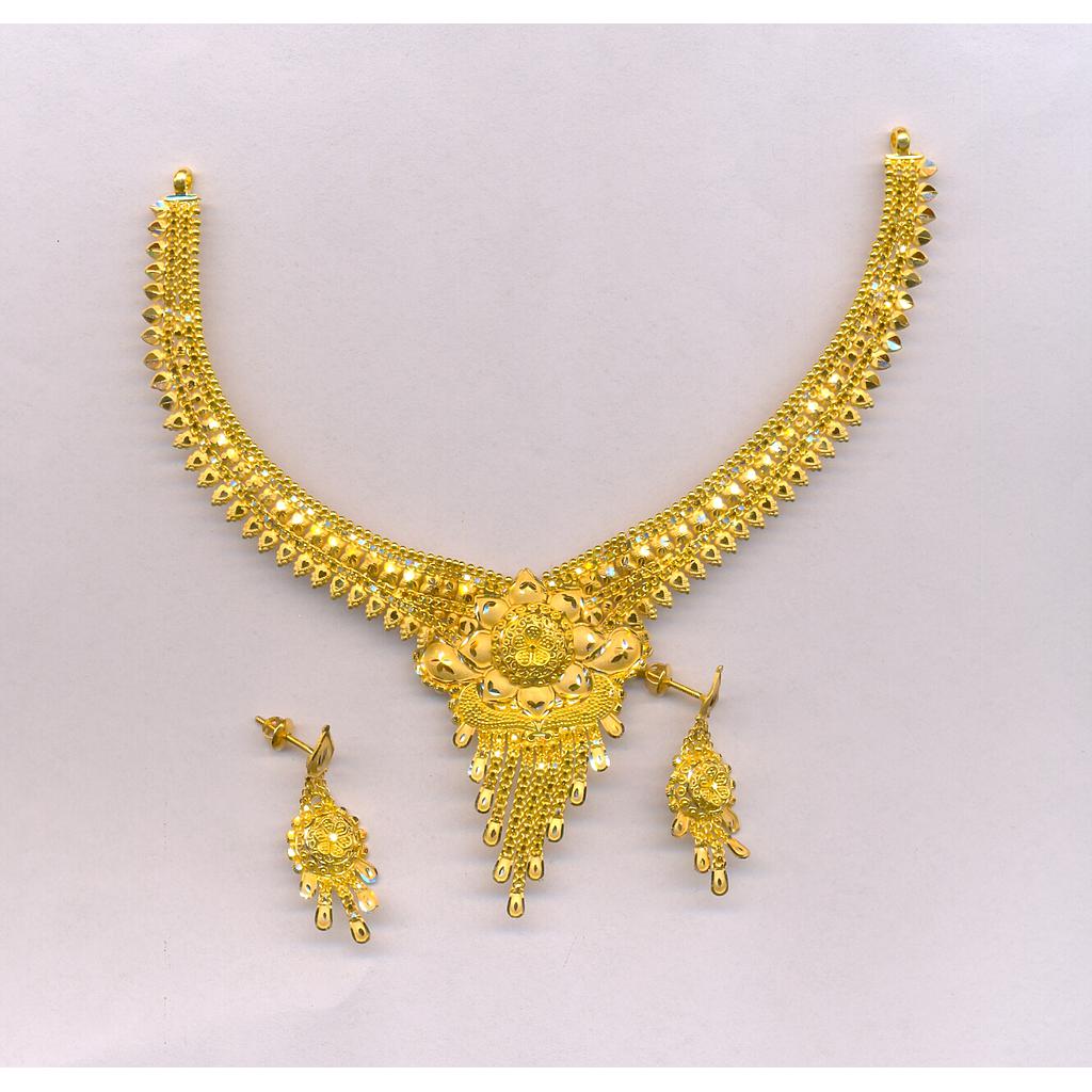 GOLD HALF SET ROUND PLAIN FANCY