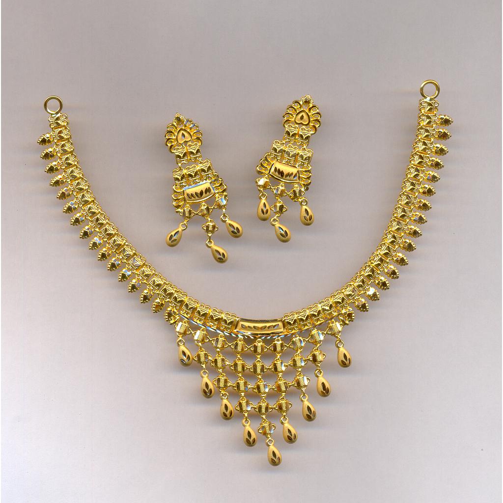 GOLD HALF SET ROUND PLAIN FANCY