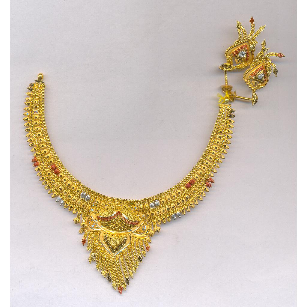 GOLD HALF SET ROUND PLAIN FANCY