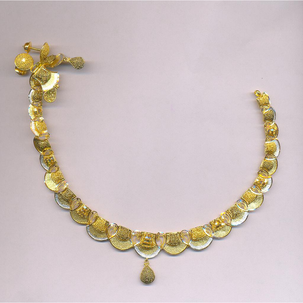 GOLD HALF SET ROUND PLAIN FANCY