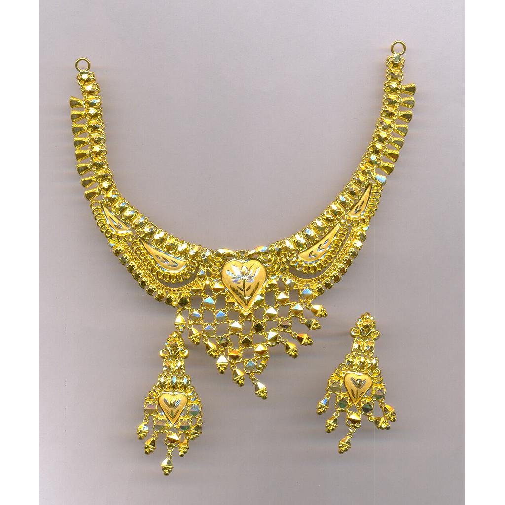 GOLD HALF SET ROUND PLAIN FANCY