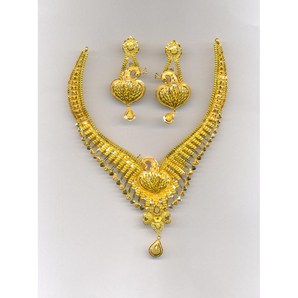 GOLD HALF SET ROUND PLAIN FANCY
