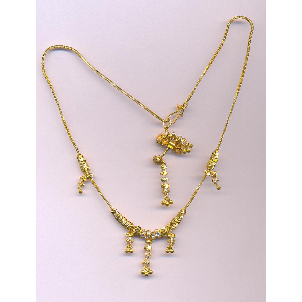 GOLD HALF SET ROUND PLAIN FANCY