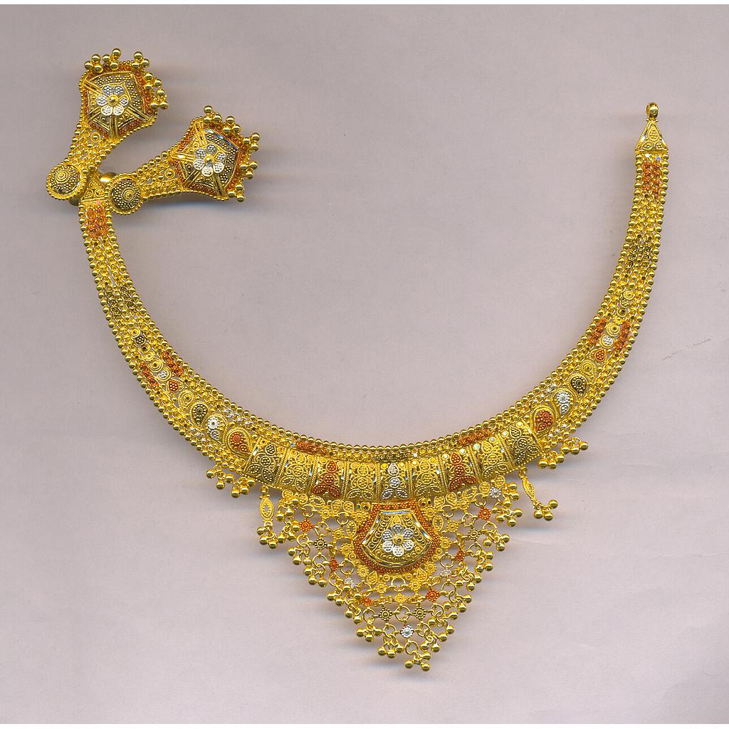 GOLD HALF SET ROUND PLAIN FANCY