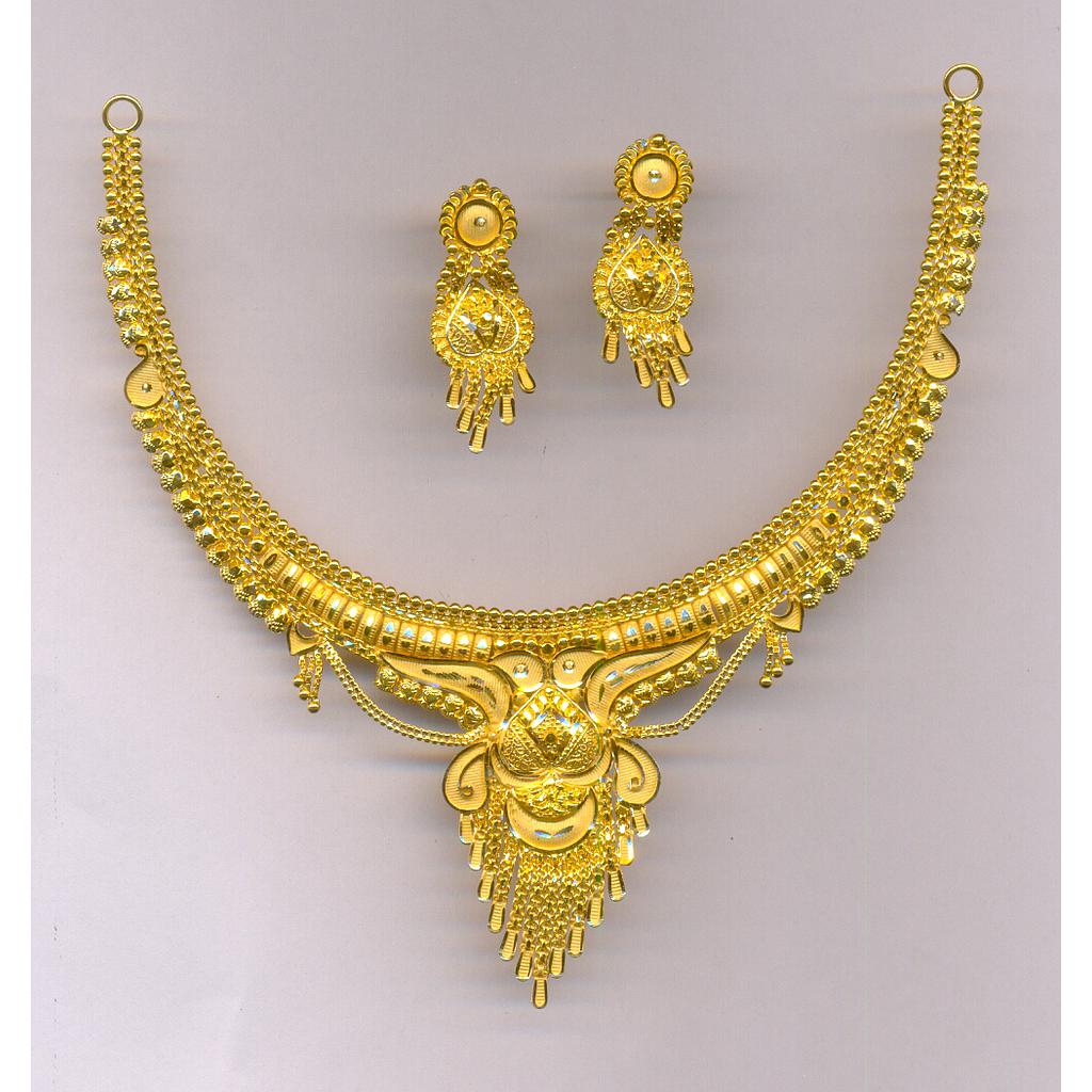 GOLD HALF SET ROUND PLAIN FANCY